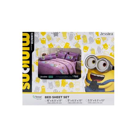 ชุดผ้าปูที่นอน 6 ฟุต 5 ชิ้น JESSICA MINIONS 20164-T019_3