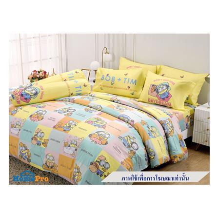 ชุดผ้าปูที่นอน 6 ฟุต 5 ชิ้น JESSICA MINIONS 20164-T020_0