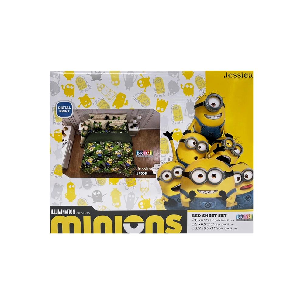 ชุดผ้าปูที่นอน 3.5 ชุด 3 ชิ้น JESSICA MINIONS 21075-JP005
