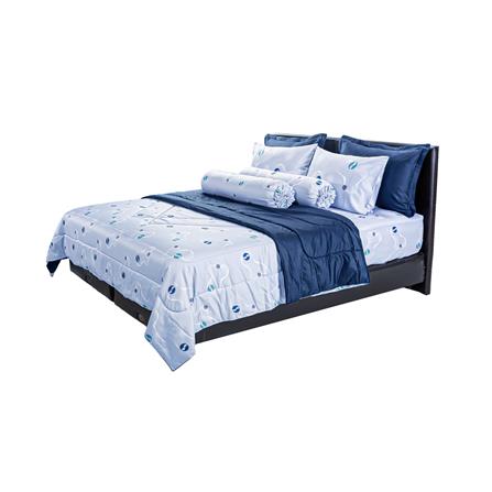 ชุดผ้าปูที่นอน 5 ฟุต 6 ชิ้น SANTAS WAVY GR_1