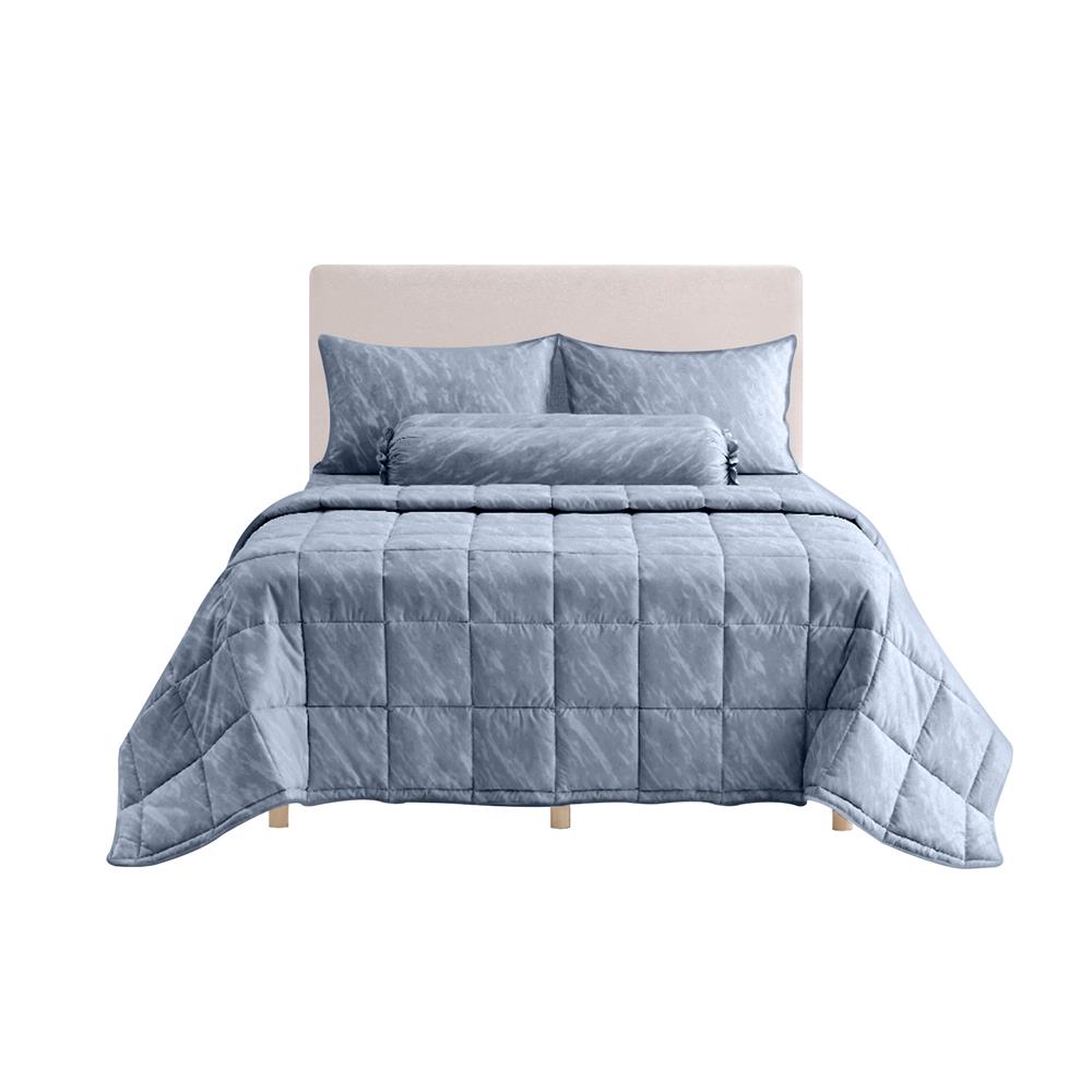 ชุดผ้าปูที่นอน 5 ฟุต 6 ชิ้น DUNLOPILLO EMPERADOR DL-EM-02