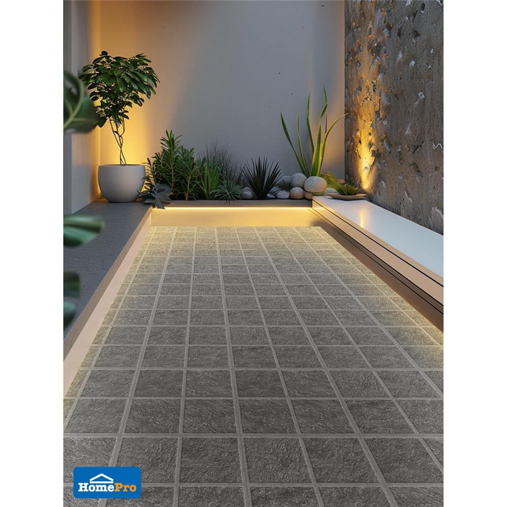 กระเบื้องพื้นพอร์ซเลน  40x40 ซม. TARA ซีแลนด์ เทา A 0.96 ตร.ม.