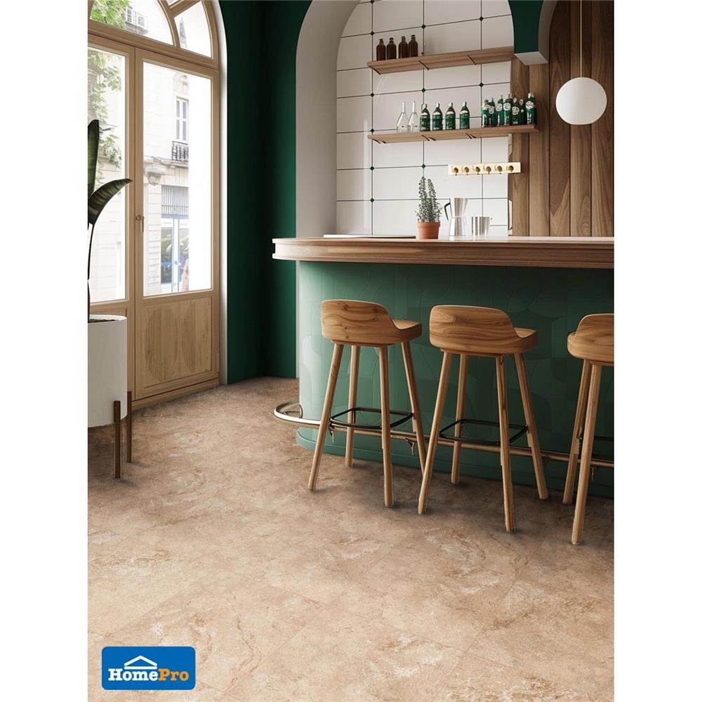 กระเบื้องพื้นพอร์ซเลน  40x40 ซม. TARA โซลน่า บราวน์ A 0.96 ตร.ม.