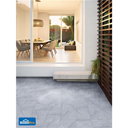 กระเบื้องพื้นพอร์ซเลน  16x16 นิ้ว TARA แท๊บบี้ เทา PM (HYG) 0.96 ตร.ม._4