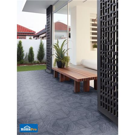 กระเบื้องพื้นพอร์ซเลน  16x16 นิ้ว TARA แท๊บบี้ เทา PM (HYG) 0.96 ตร.ม._6