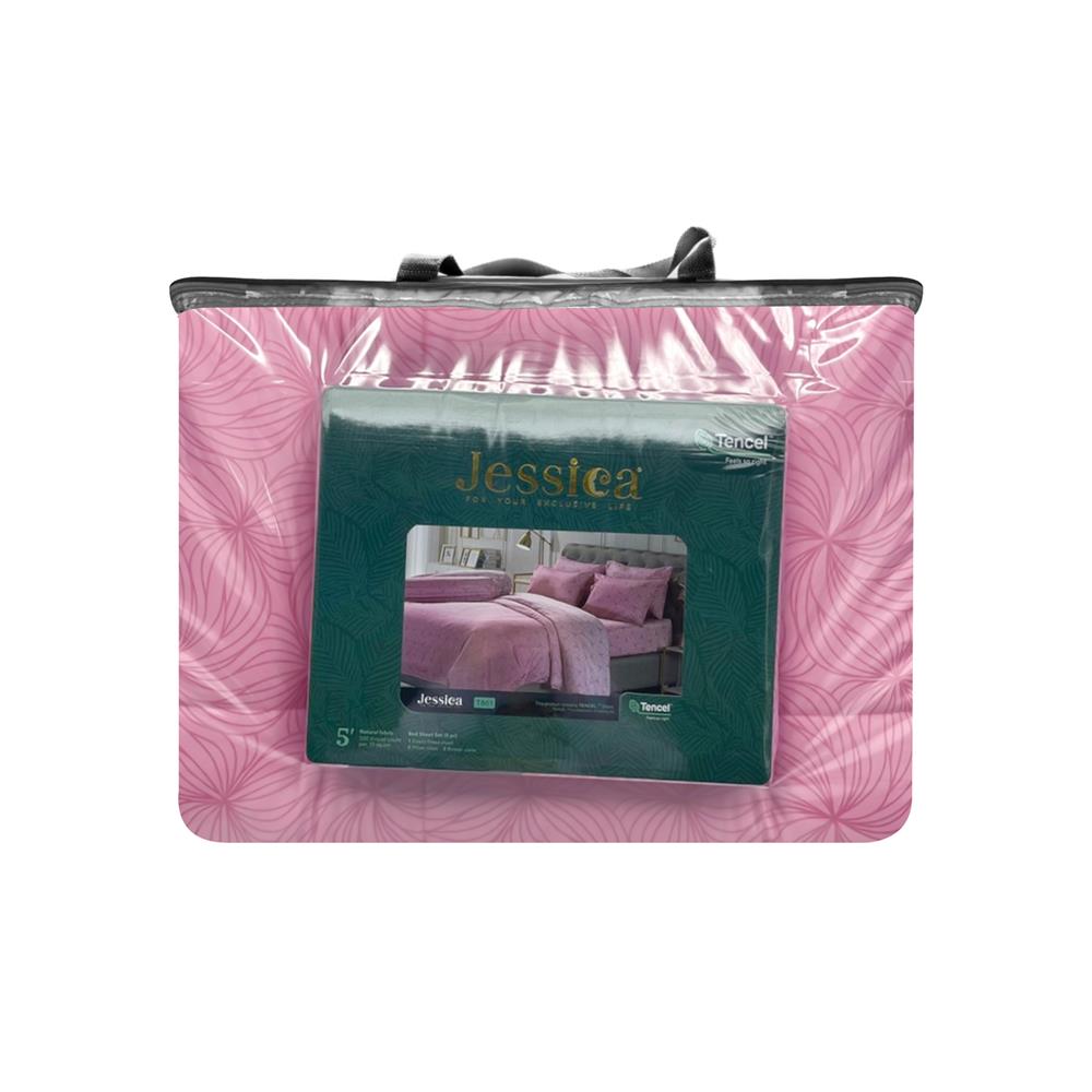 ชุดผ้าปูที่นอน 5 ฟุต 6 ชิ้น JESSICA TENCEL 22015-T861