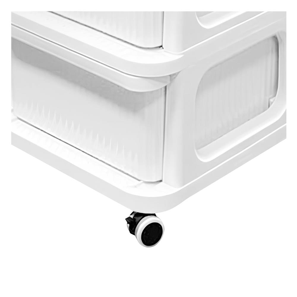 ตู้ลิ้นชัก 5 ชั้น STACKO CART 35x38.5x104 ซม. สีขาว