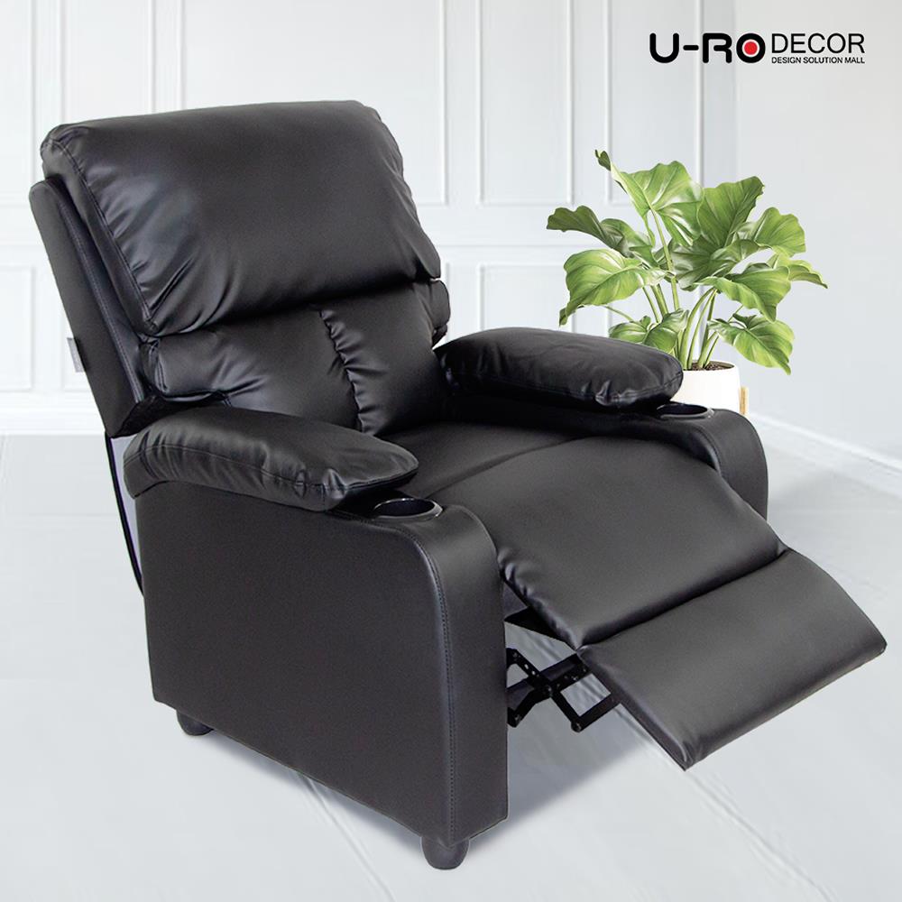 RECLINER 1 ที่นั่ง U-RO DECOR ANGOLA 000002002 สีดำ