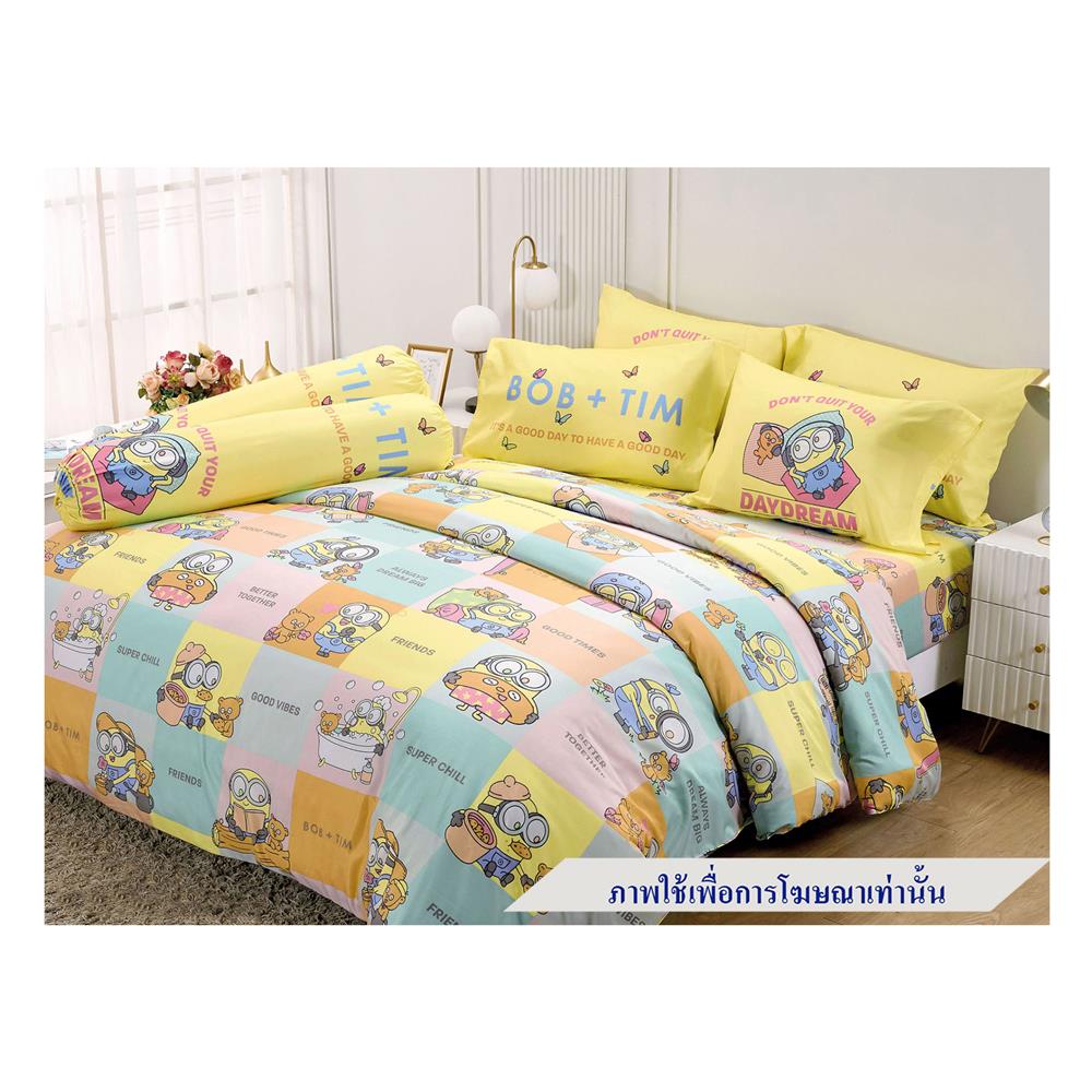 ชุดผ้าปูที่นอน 5 ฟุต (ชุด 6 ชิ้น) JESSICA MINIONS 22015-T020