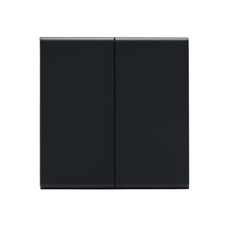 ชุดสวิตซ์ 2 ทาง 2 ช่อง SAHN D022-BL สีดำ