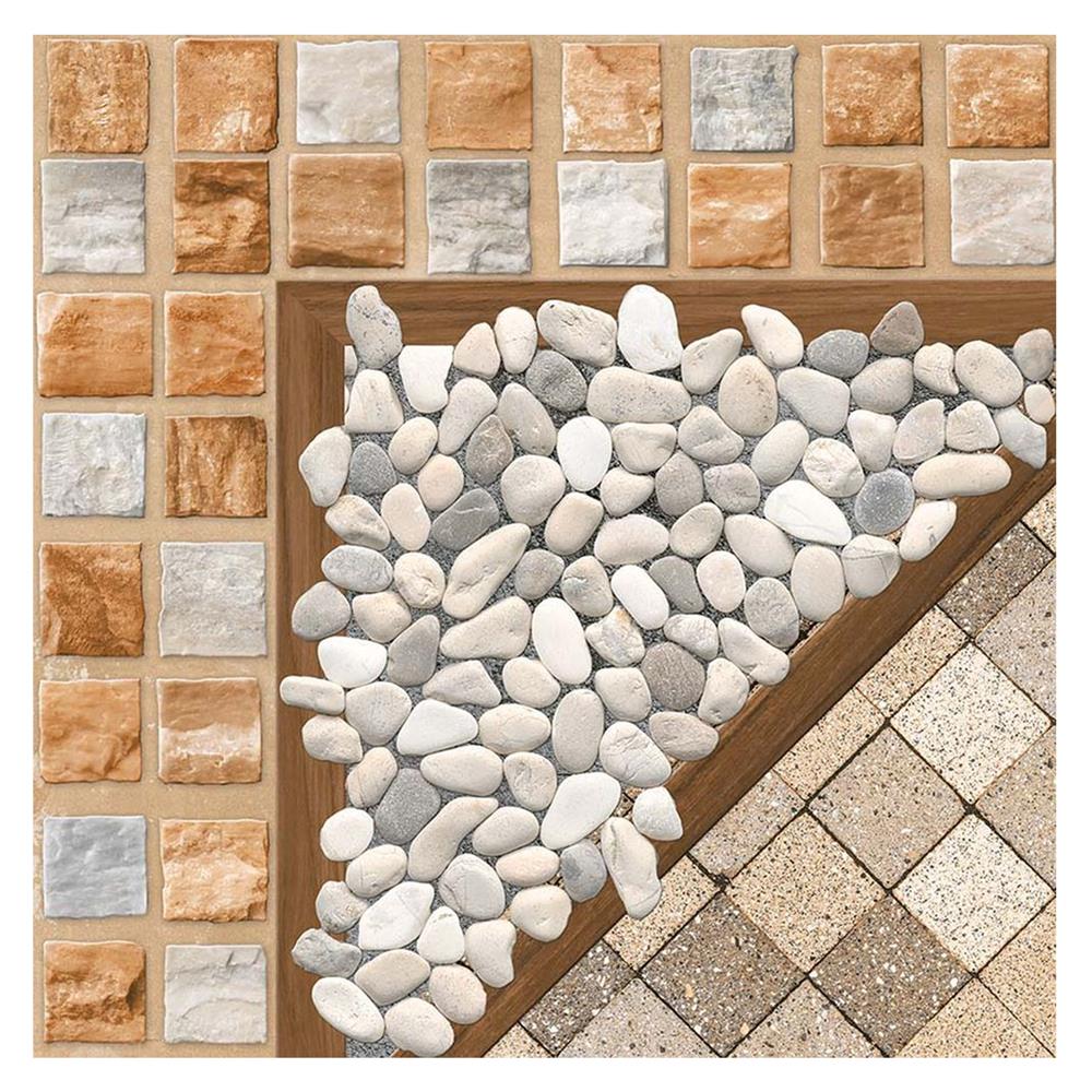 กระเบื้องพื้น 16x16 นิ้ว ภูผา ชานสวน เบจ A 0.96 ตร.ม.