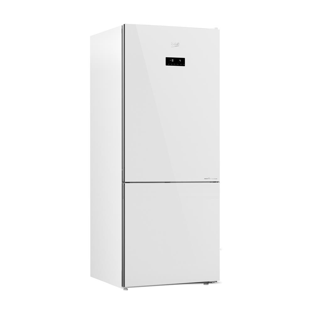 ตู้เย็น 2 ประตู BEKO RCNT415E20VZHFGW 14 คิว กระจกขาว