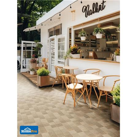 กระเบื้องพื้นพอร์ซเลน  16x16 นิ้ว TARA ไอแซค เบจ PM (HYG) 0.96 ตร.ม._5