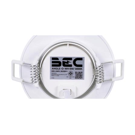 ดาวน์ไลท์ LED BEC ANGLE 3.5 นิ้ว 6 วัตต์ WARM WHITE สีขาว_6