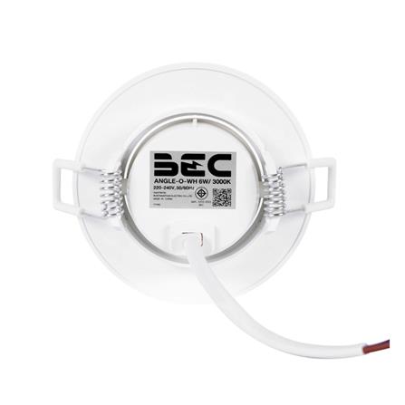 ดาวน์ไลท์ LED BEC ANGLE 3.5 นิ้ว 6 วัตต์ WARM WHITE สีขาว_2