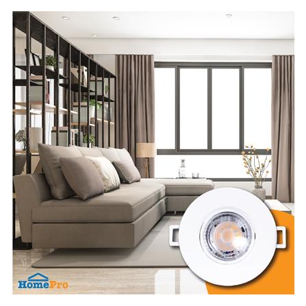 ดาวน์ไลท์ LED BEC ANGLE 3.5 นิ้ว 6 วัตต์ WARM WHITE สีขาว_4