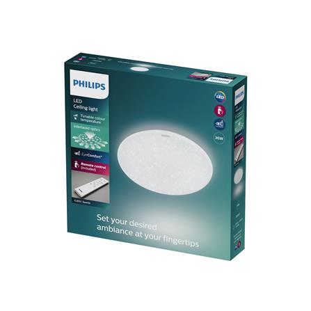 ไฟเพดาน LED PHILIPS CL610SPKAIO 15 นิ้ว 36 วัตต์ DAYLIGHT/COOL WHITE/WARM WHITE สีขาว_1