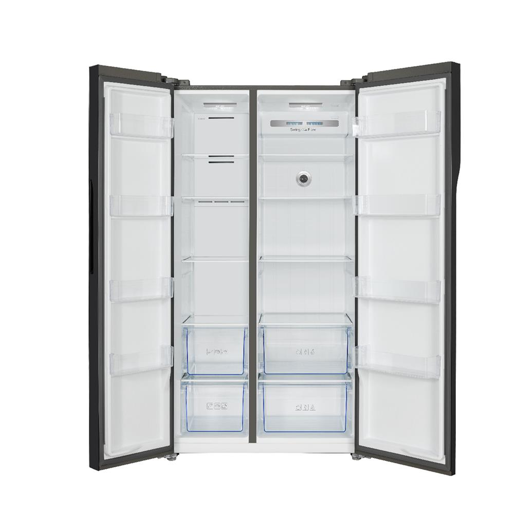 ตู้เย็น SIDE BY SIDE TCL RT62GPSBD 22.3 คิว กระจกดำ อินเวอร์เตอร์