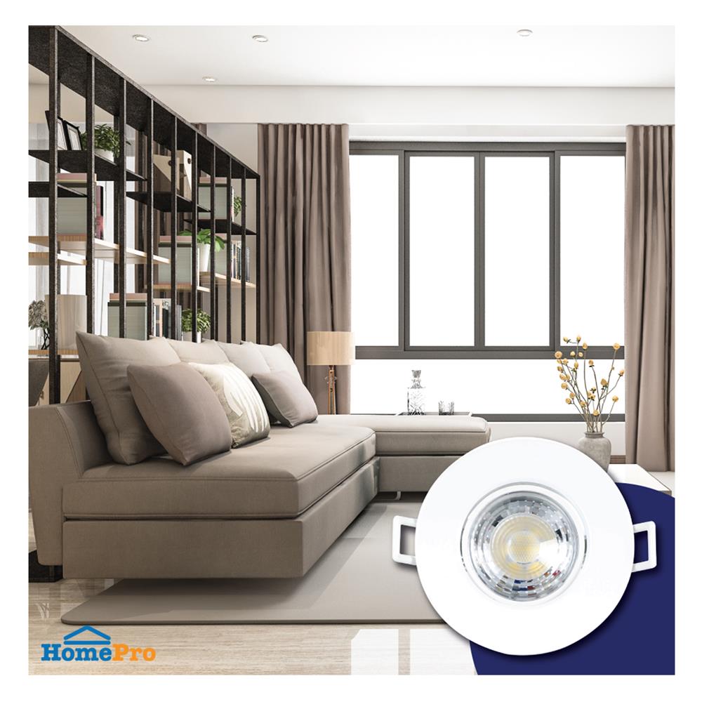 ดาวน์ไลท์ LED BEC ANGLE 3.5 นิ้ว 6 วัตต์ DAYLIGHT สีขาว