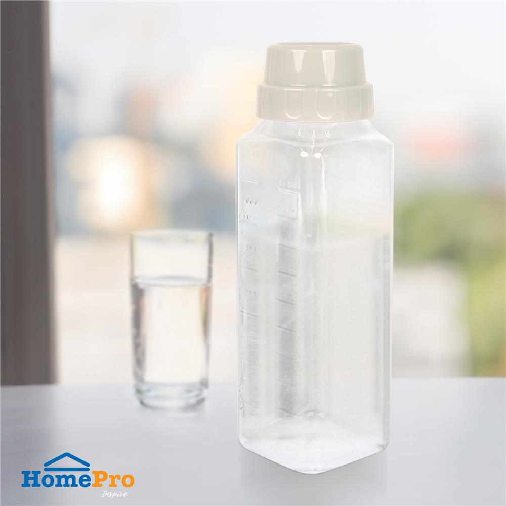 ขวดน้ำพลาสติก PET KECH FUKA 1.4 ลิตร สีครีม