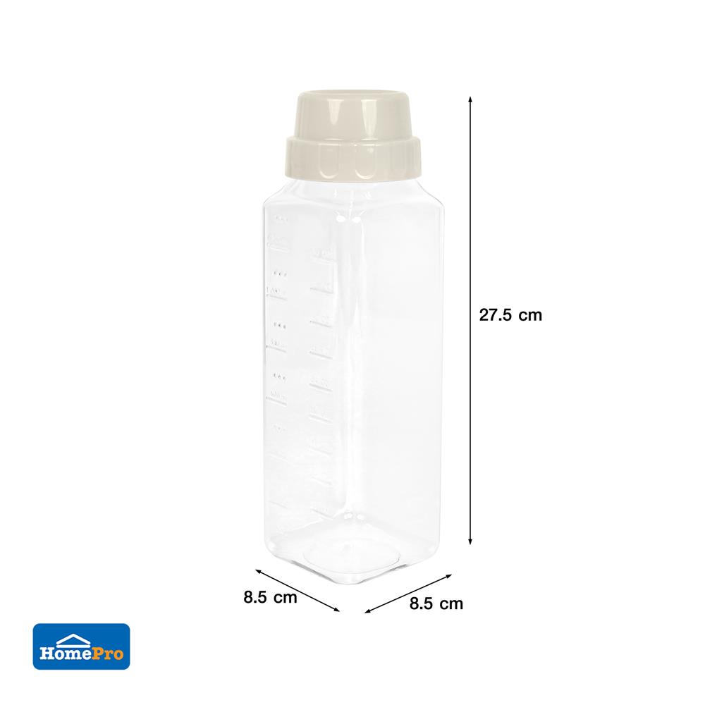 ขวดน้ำพลาสติก PET KECH FUKA 1.4 ลิตร สีครีม