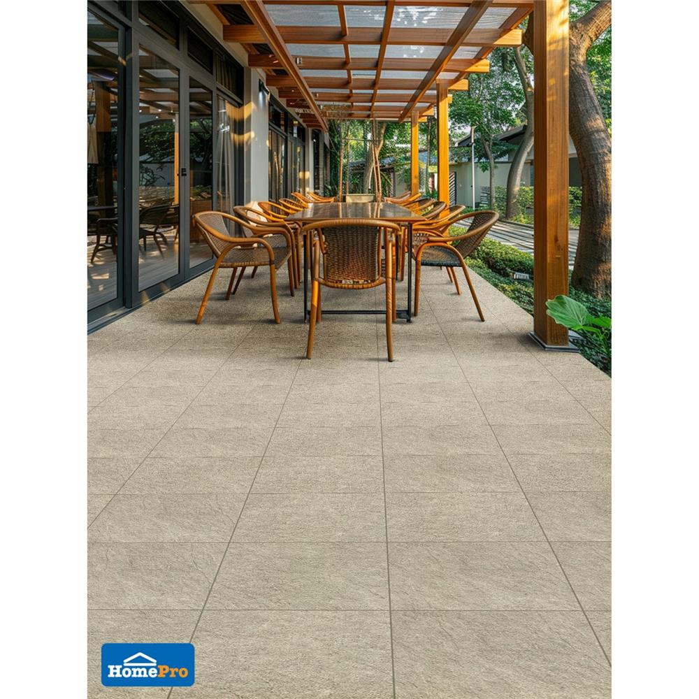 กระเบื้องพื้นพอร์ซเลน  16x16 นิ้ว TARA มูร่า เบจ (HYG) PM 0.96 ตร.ม.
