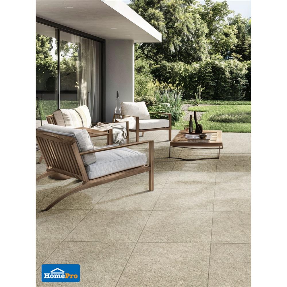 กระเบื้องพื้นพอร์ซเลน  16x16 นิ้ว TARA มูร่า เบจ (HYG) PM 0.96 ตร.ม.