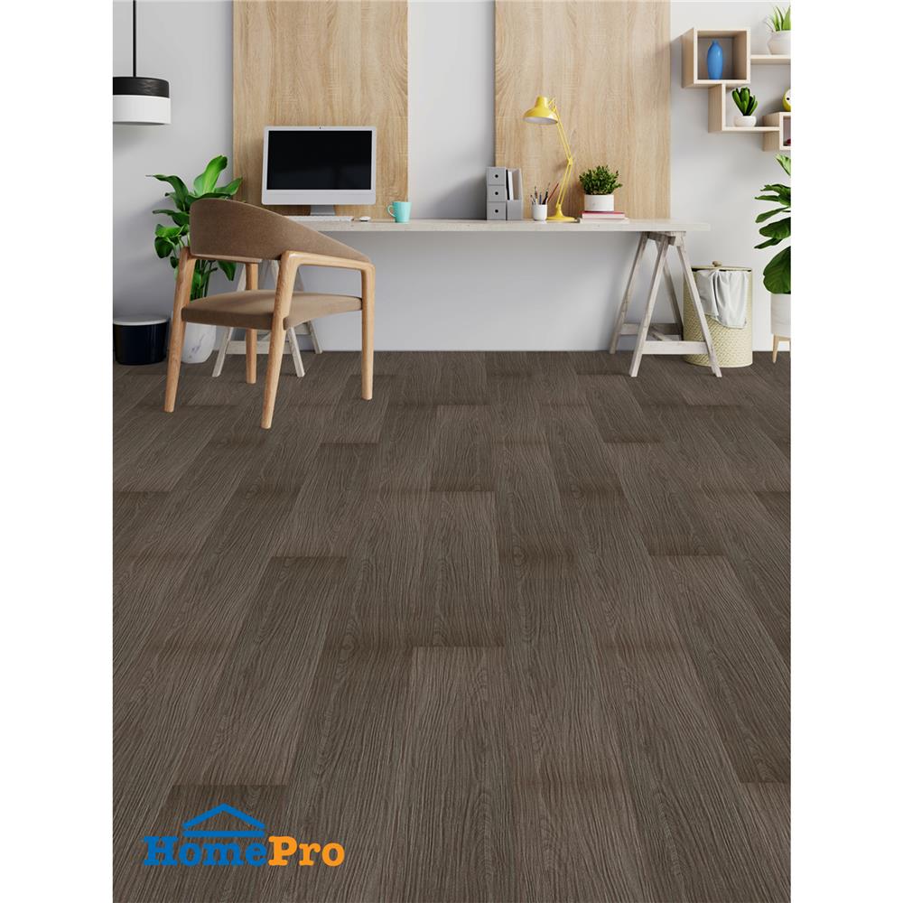 กระเบื้องยางหลังกาว 15.24x91.44 ซม. DURAGRES ริสลิ่ง บราวน์