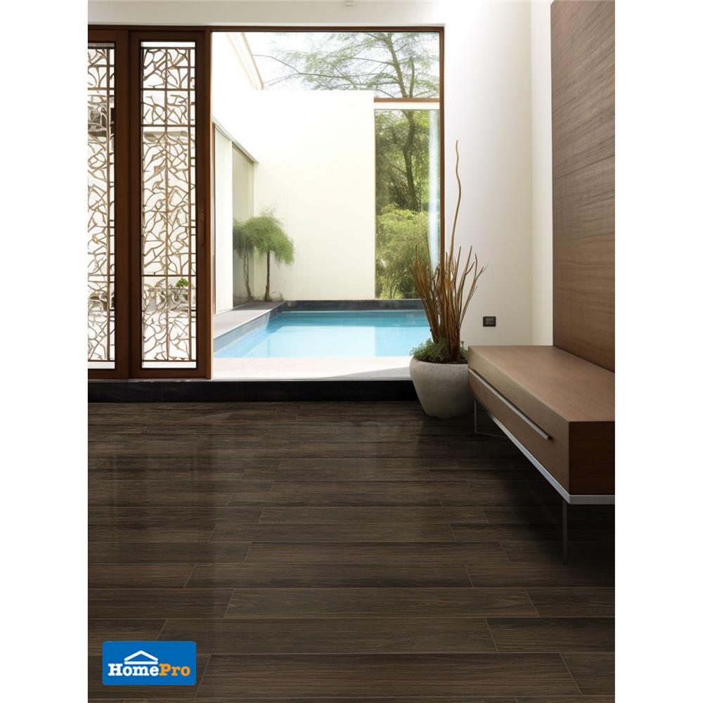 กระเบื้องยางหลังกาว 15.24x91.44 ซม. DURAGRES เชอร์รี่ โอ๊ค