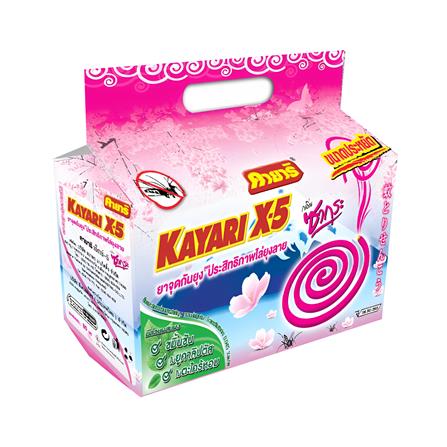 ยาจุดกันยุงชนิดขดกลม KAYARI X-5 80 ขด SAKURA_0