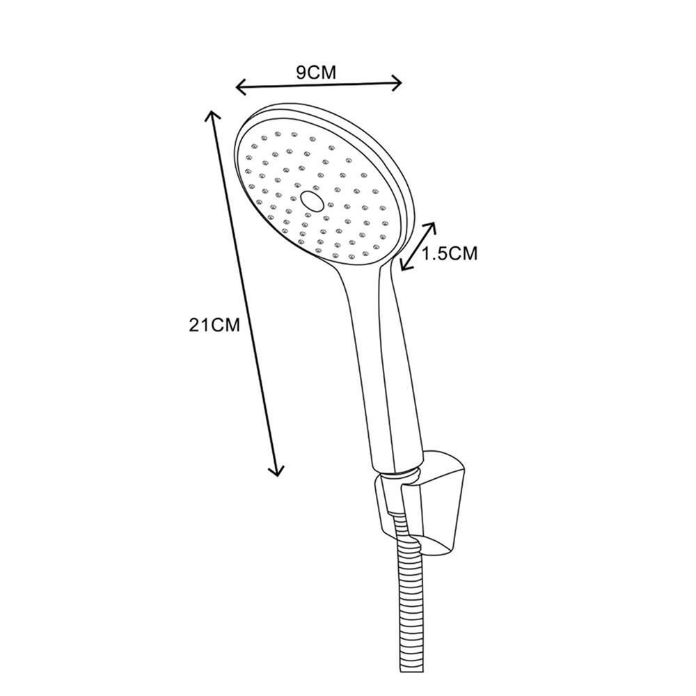 ชุดฝักบัวสายอ่อน 1 ระดับ BEN BN SHOWER-7788CR สีโครม