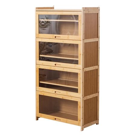 ตู้วางรองเท้า 4 บานเปิด FURDINI MORI SL2439 สี NATURAL