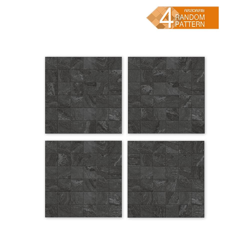 กระเบื้องพื้น 16x16 นิ้ว DURAGRES โนมิน่า ดำ (AF) A 0.96 ตร.ม.