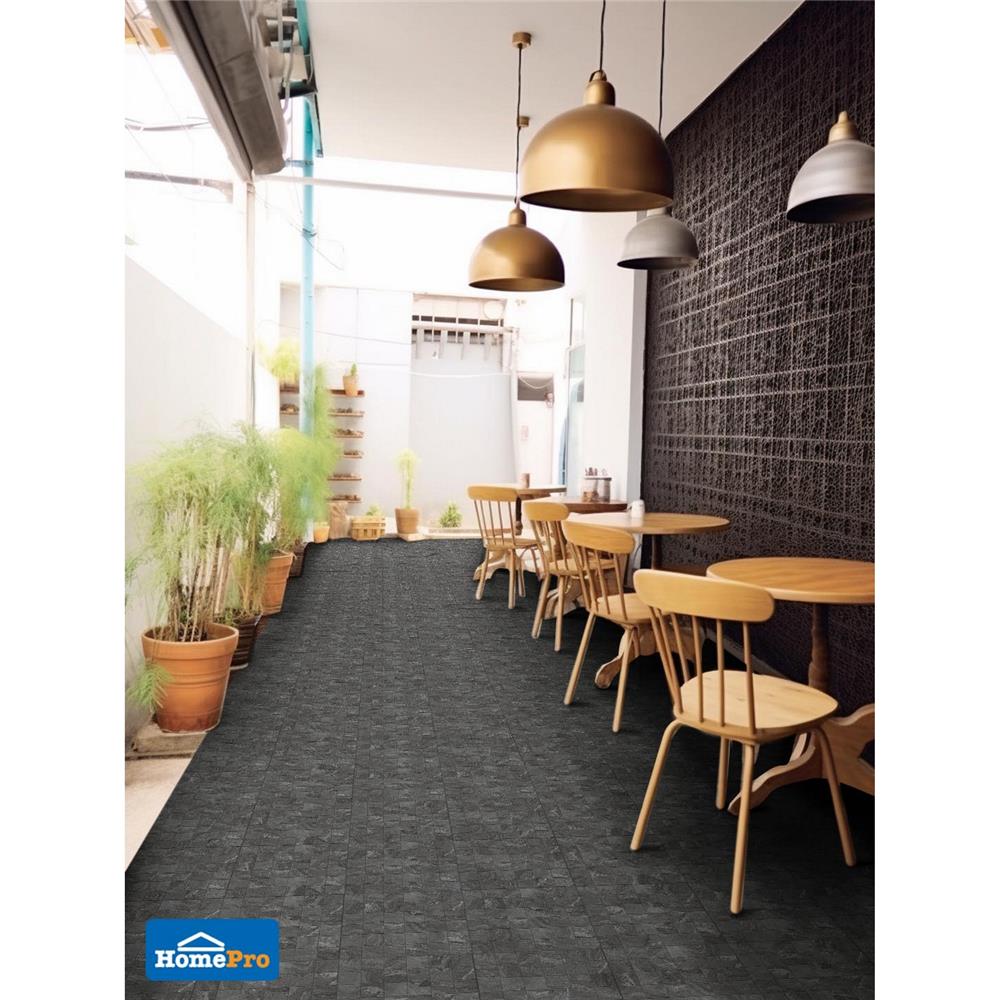 กระเบื้องพื้น 16x16 นิ้ว DURAGRES โนมิน่า ดำ (AF) A 0.96 ตร.ม.