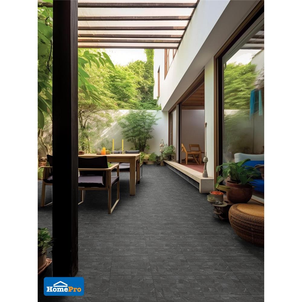 กระเบื้องพื้น 16x16 นิ้ว DURAGRES โนมิน่า ดำ (AF) A 0.96 ตร.ม.