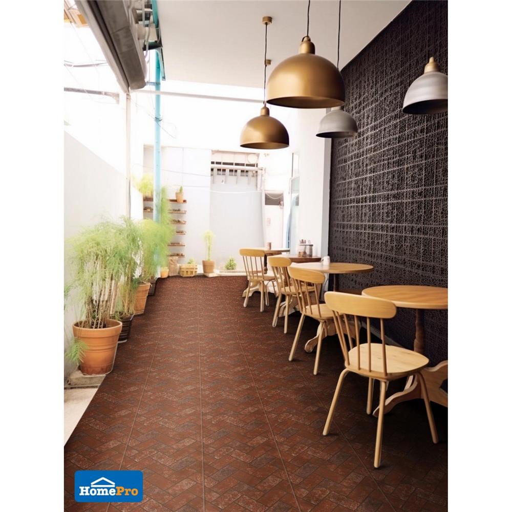 กระเบื้องพื้น 16x16 นิ้ว DURAGRES เชว่า น้ำตาล (AF) A 0.96 ตร.ม.