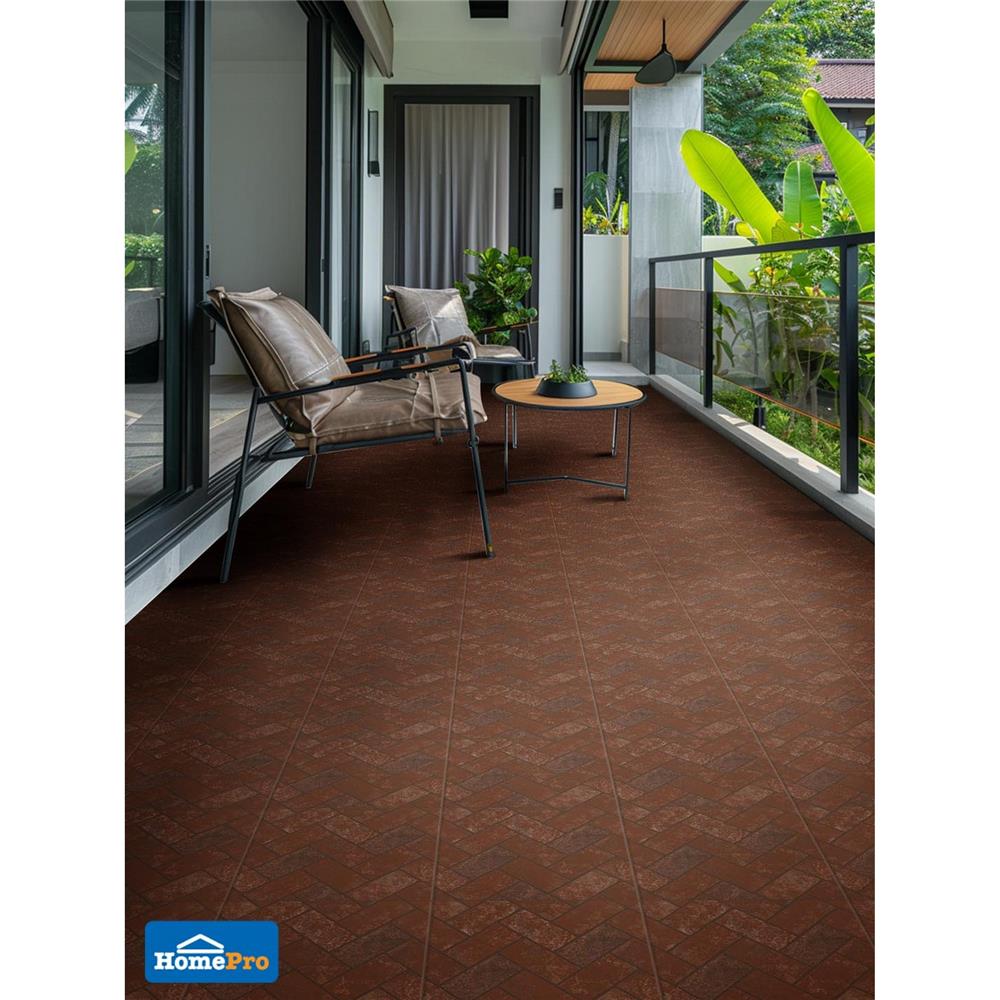 กระเบื้องพื้น 16x16 นิ้ว DURAGRES เชว่า น้ำตาล (AF) A 0.96 ตร.ม.