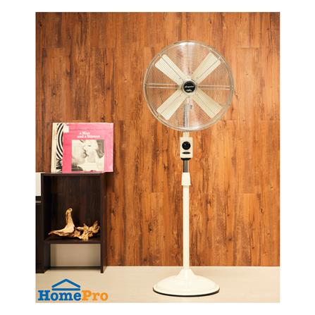 พัดลมตั้งพื้นเหล็ก 16 นิ้ว BUNGALOW CAPRI สีครีม/OFF-WHITE_4