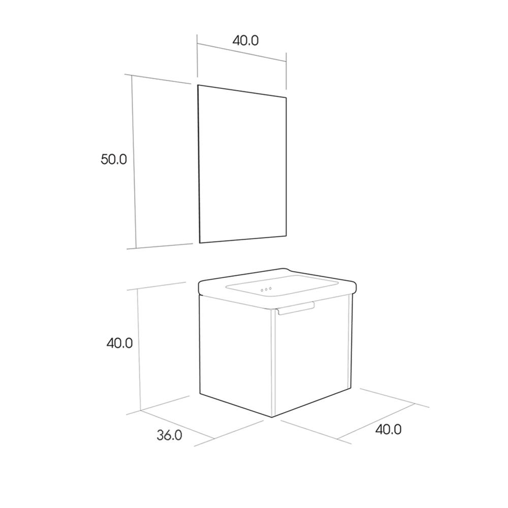 อ่างล้างหน้าเคาน์เตอร์ WSP BSCC-151 ลายไม้