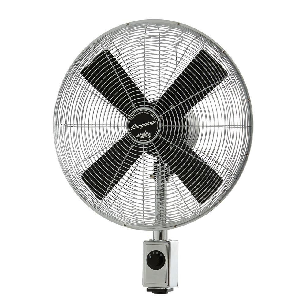 พัดลมเหล็กตั้งพื้น 16 นิ้ว BUNGALOW CAPETOWN สีโครเมียม/ดำด้าน