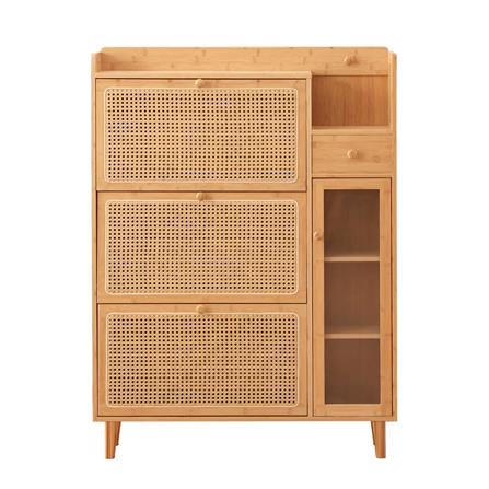 ตู้วางรองเท้า FURDINI MORI SL2436 95 ซม. สี NATURAL_2