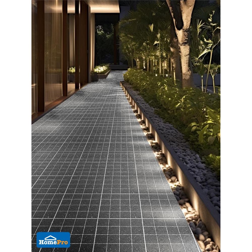 กระเบื้องพื้น 16x16 นิ้ว DURAGRES ดี สโตน เทา (AF) A 0.96 ตร.ม.