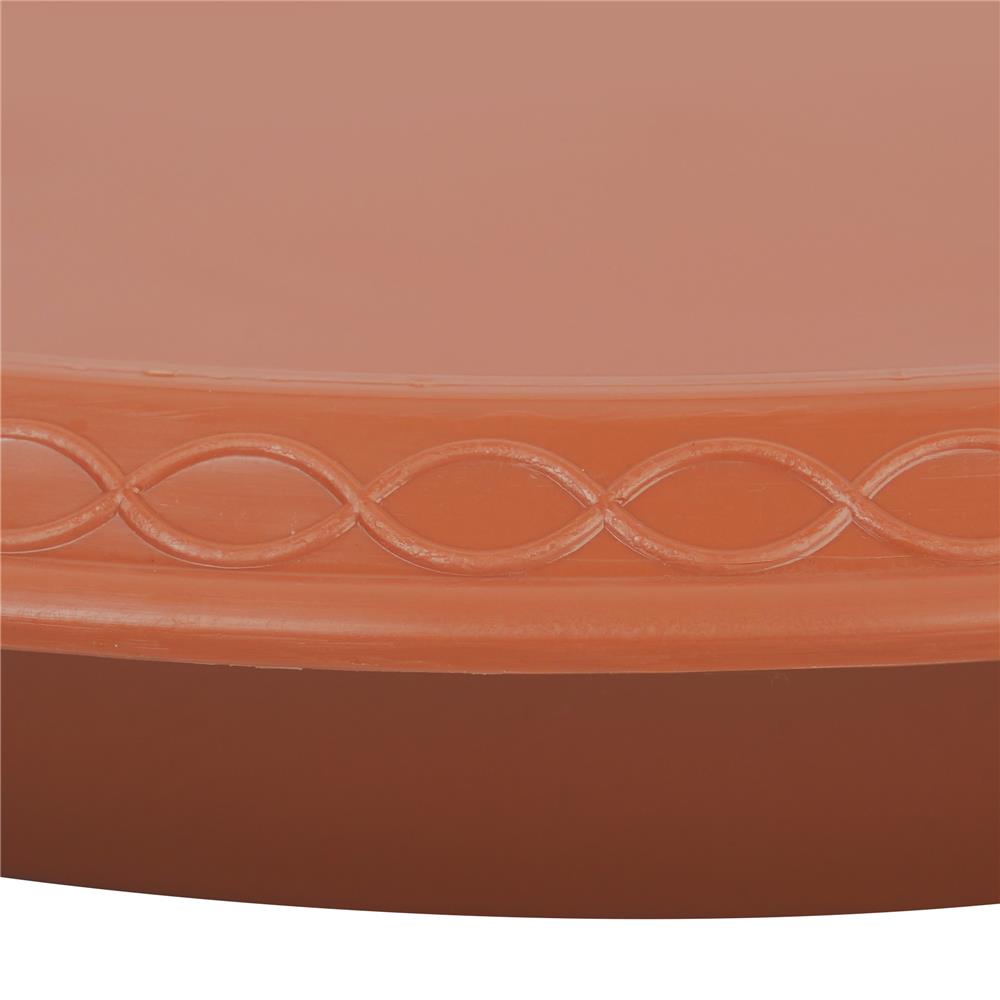 จานรองกระถาง SPRING 15 นิ้ว สีน้ำตาล