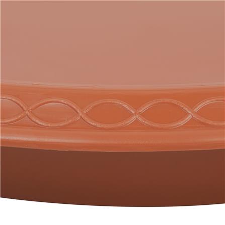 จานรองกระถาง SPRING 15 นิ้ว สีน้ำตาล_2