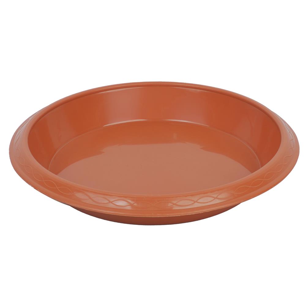 จานรองกระถาง SPRING 12 นิ้ว สีน้ำตาล