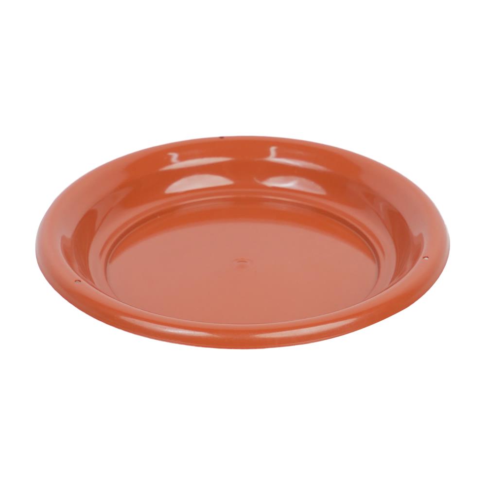 จานรองกระถาง SPRING 10 นิ้ว สีน้ำตาล