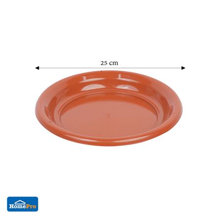 จานรองกระถาง SPRING 10 นิ้ว สีน้ำตาล_4