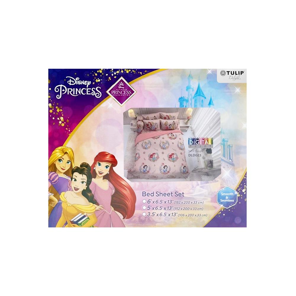 ชุดผ้าปูที่นอน 3.5 ฟุต 3 ชิ้น TULIP PRINCESS 60113-DLD023