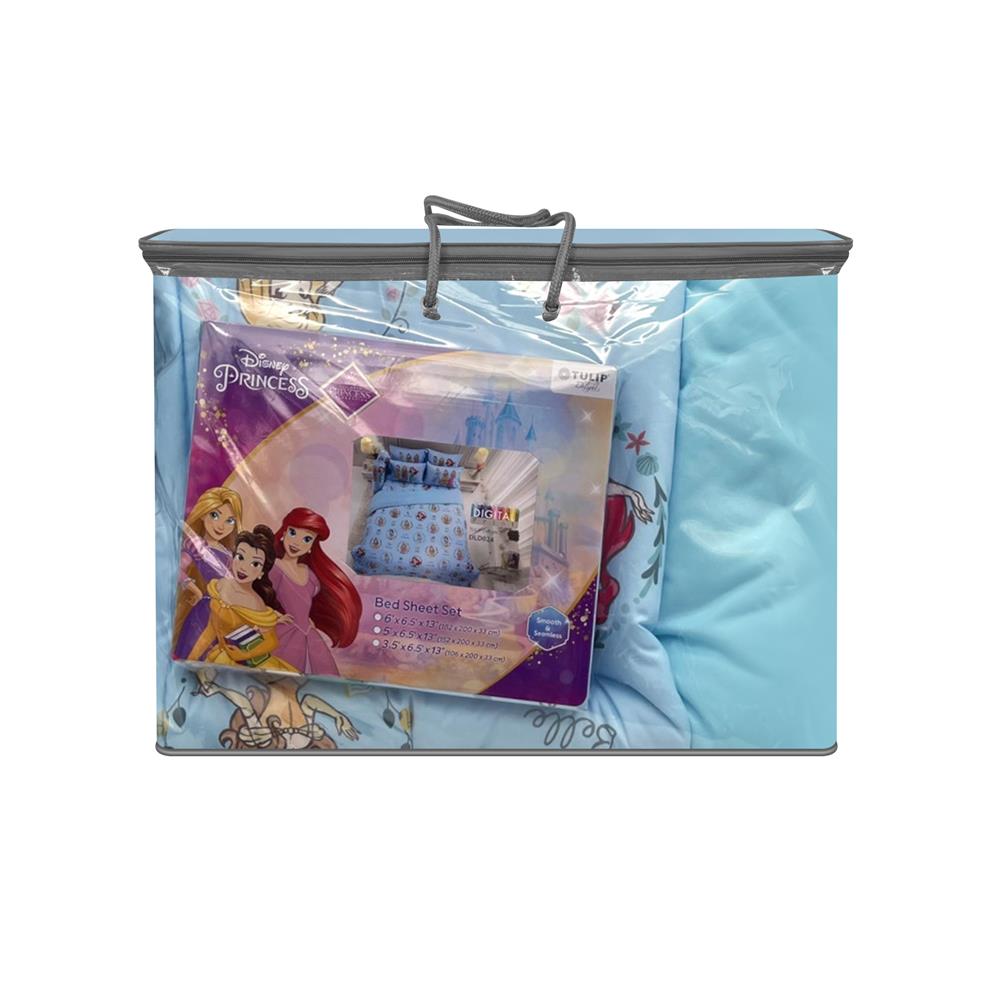ชุดผ้าปูที่นอน 3.5 ฟุต 4 ชิ้น TULIP PRINCESS 60259-DLD024