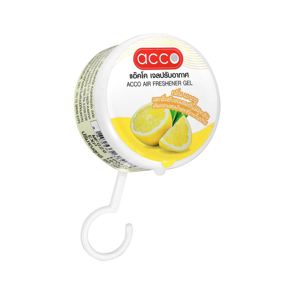 เจลปรับอากาศ ACCO 60 กรัม LEMON แพ็ก 6 ชิ้น